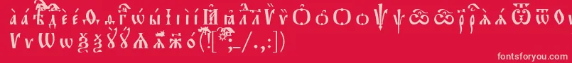 More about Orthodox.TtIeucs8Разрядочный Font Orthodox.TtIeucs8Разрядочный Font – Pink Fonts on Red Background